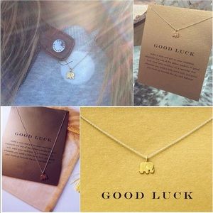 RESTOCKED▪️ Gold Dipped Lucky Elephant Necklace